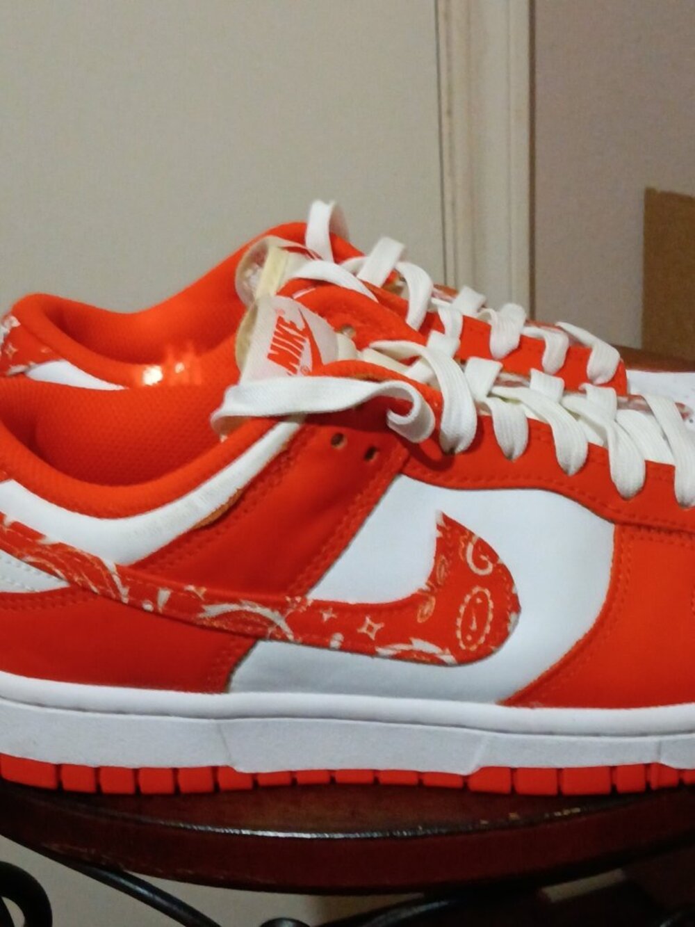 Nike Dunk Low Essential Paisley Pack Orange Women's Size 8 - DH4401-103 - Picture 4 of 14